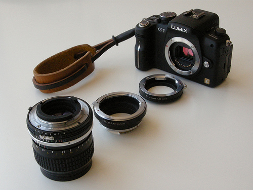 Lumix G1 Adapters with Nikon 85mm Lens