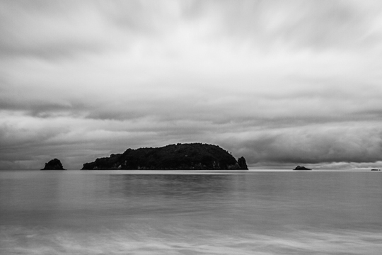 Grey Dawn on Hahei Beach