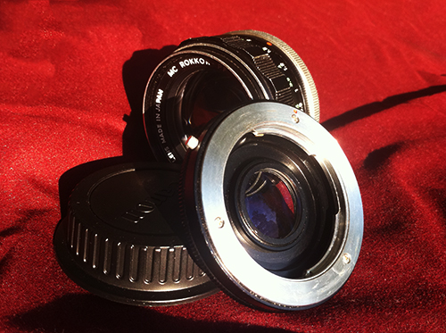 Minolta manual focus lense